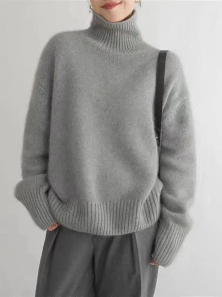 Margaret | Cozy Cashmere-Blend Turtleneck Sweater