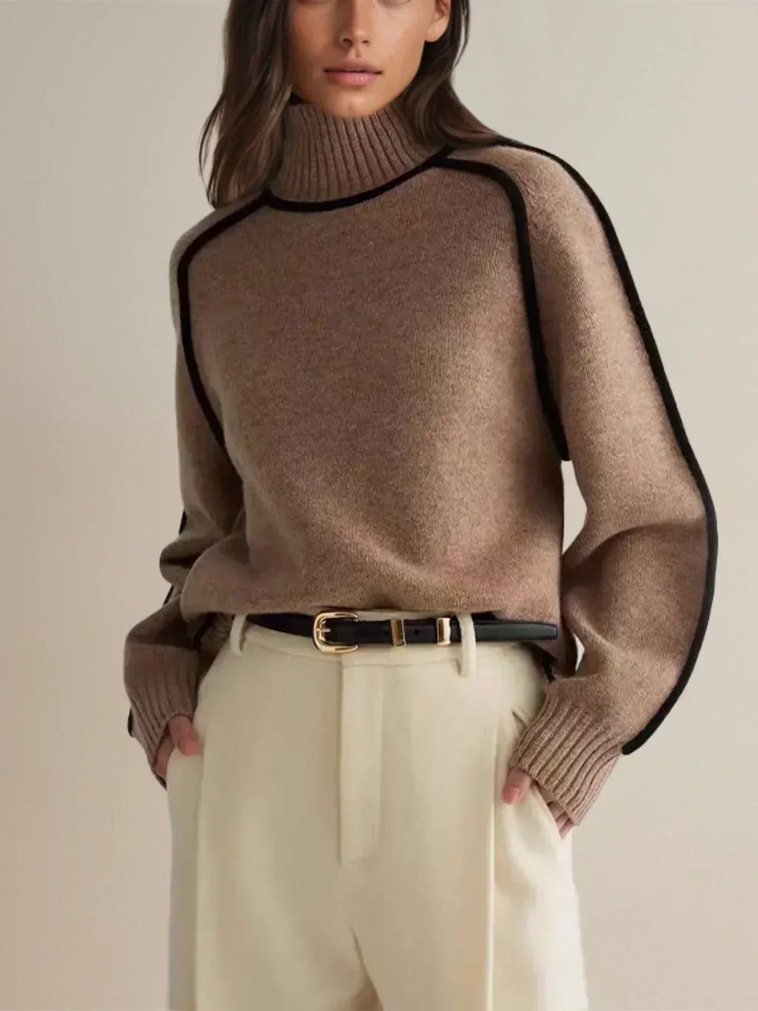 Donna | Cozy Soft-Knit Turtleneck Sweater Regular price