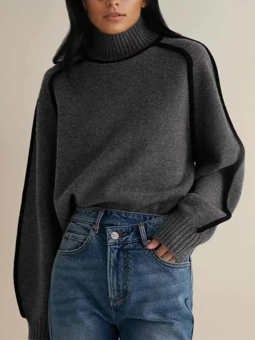 Donna | Cozy Soft-Knit Turtleneck Sweater Regular price