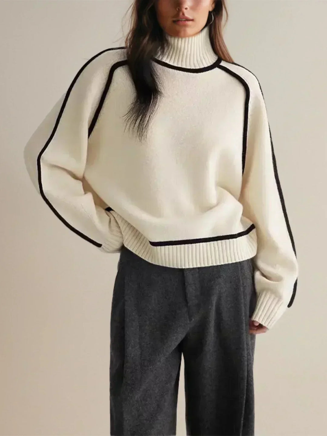 Donna | Cozy Soft-Knit Turtleneck Sweater Regular price