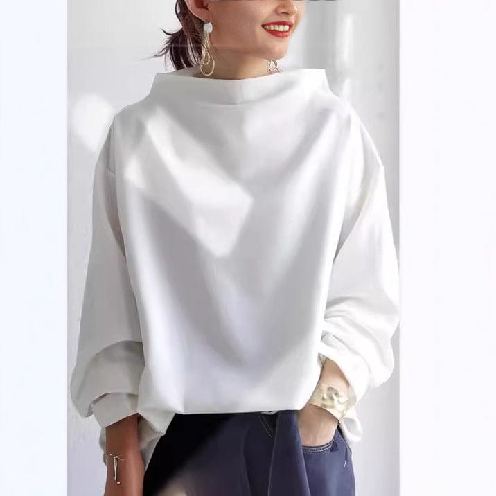 Linda | Cozy Relaxed High-Neck Sweater
