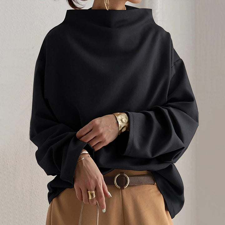 Linda | Cozy Relaxed High-Neck Sweater