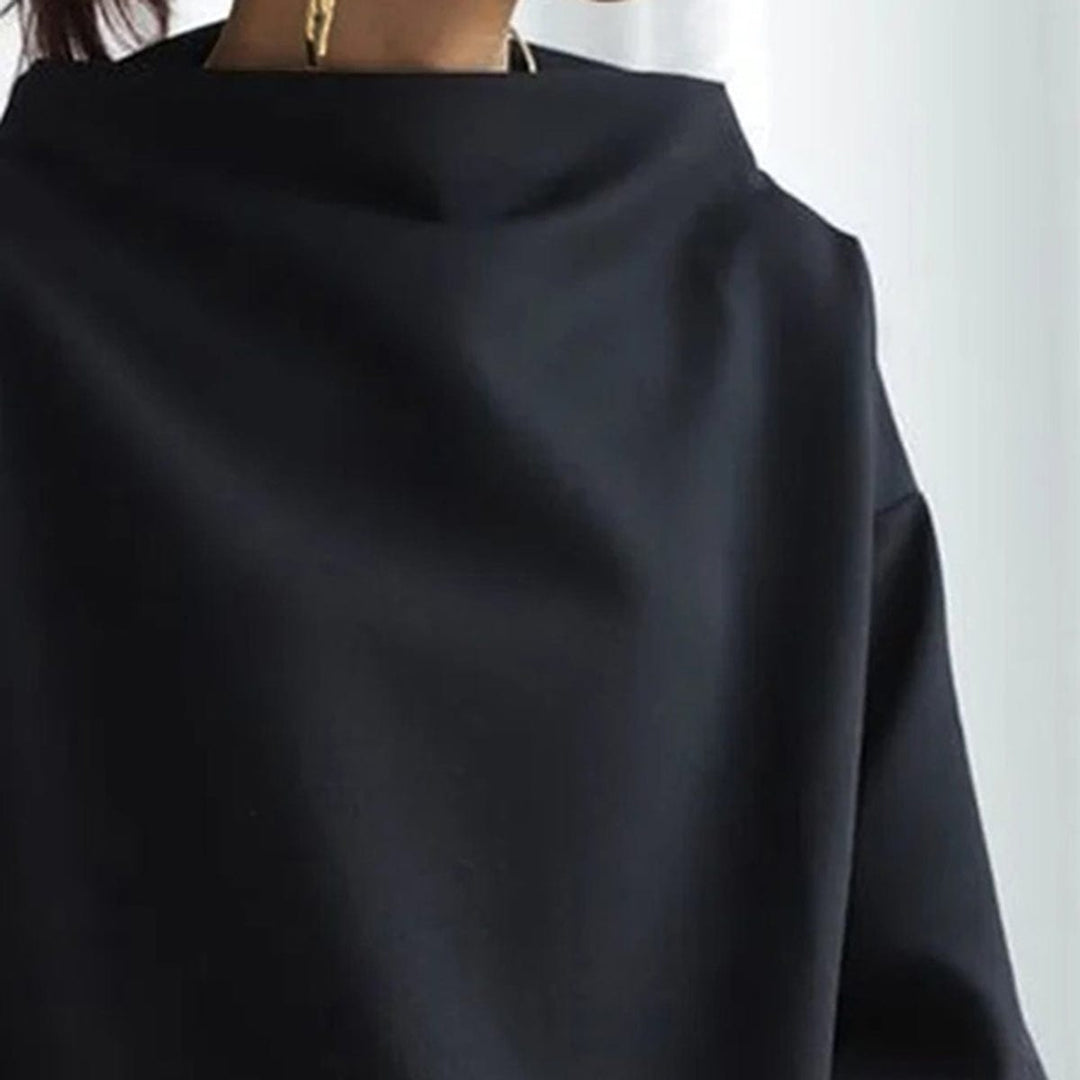 Linda | Cozy Relaxed High-Neck Sweater